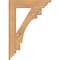 Ekena Millwork Merced Traditional Smooth Bracket, Western Red Cedar, 3 1/2"W x 20"D x 28"H BKT04X20X28MRC01SWR - alternate 3